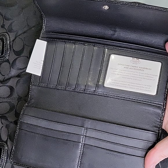 Coach Soho Pleated Wallet and Checkbook Cover - Picture 9 of 13